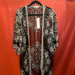 Lace cover up for dress or swim